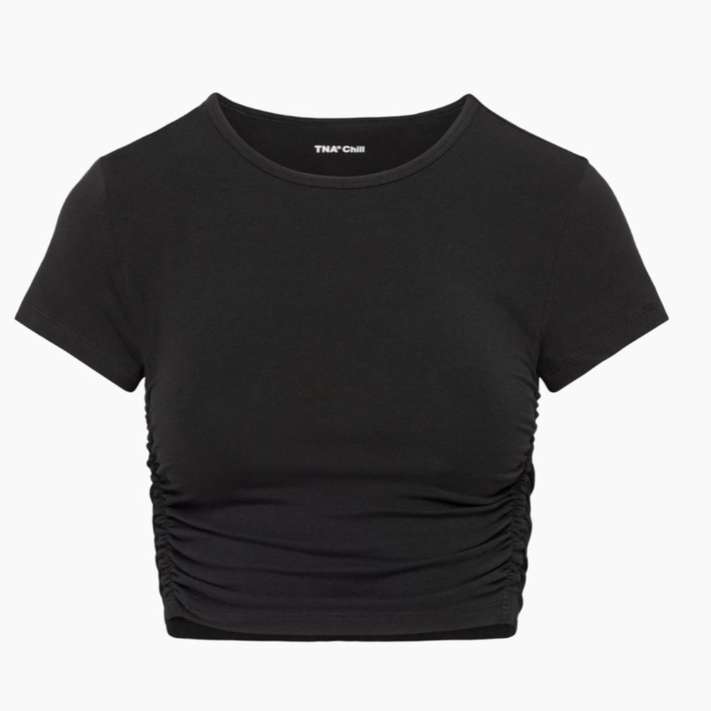 aritzia tna malibu cropped t shirt